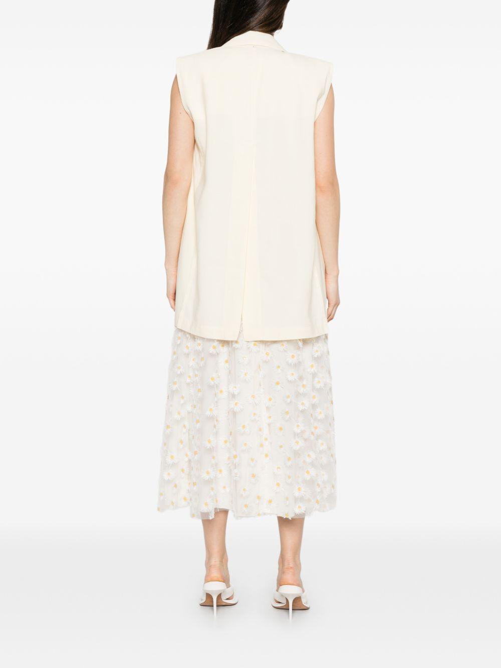 Gilet oversize in avorio Maxmara sportmax - donna 