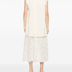 Gilet oversize in avorio Maxmara sportmax - donna 