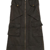 Gonna con tasche cargo in marrone Feng chen wang - donna 