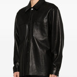 Giacca in pelle in nero Simkhai - uomo 