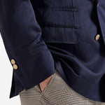 Blazer doppiopetto in blu Brunello cucinelli - uomo 