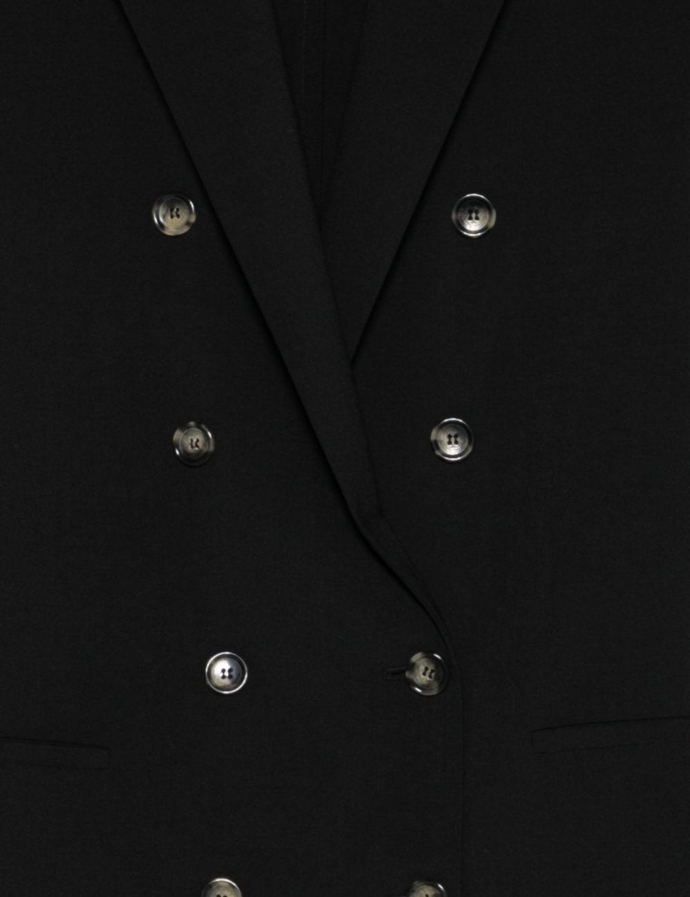 Blazer doppiopetto in nero Alberta Ferretti - donna 