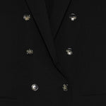 Blazer doppiopetto in nero Alberta Ferretti - donna 