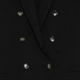 Blazer doppiopetto in nero Alberta Ferretti - donna 