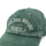 Cappello da baseball con logo in verde 
