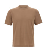 T-shirt girocollo in beige Kangra - uomo 