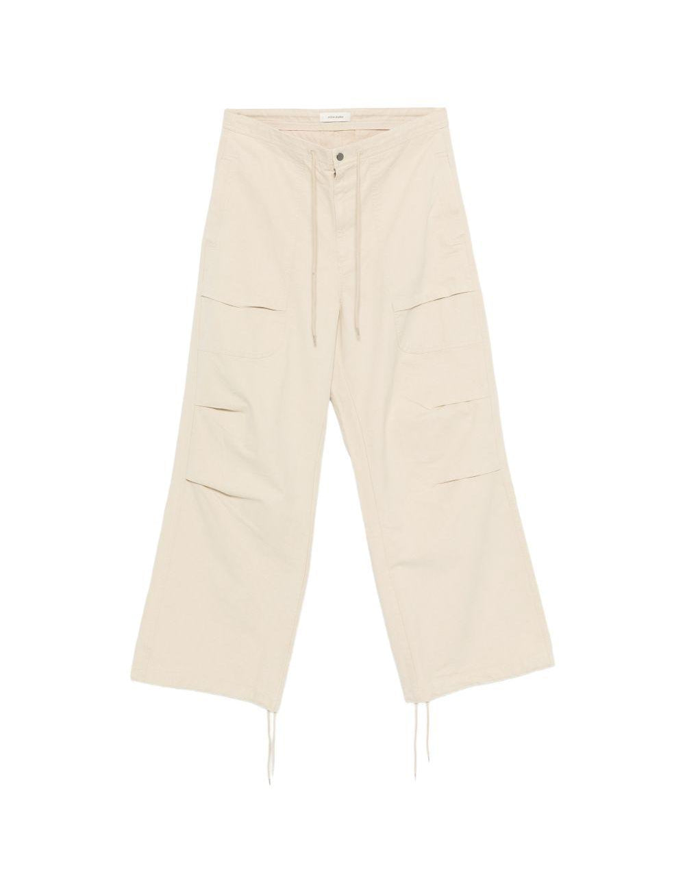 Pantaloni cargo con coulisse in beige Entire studios - unisex 