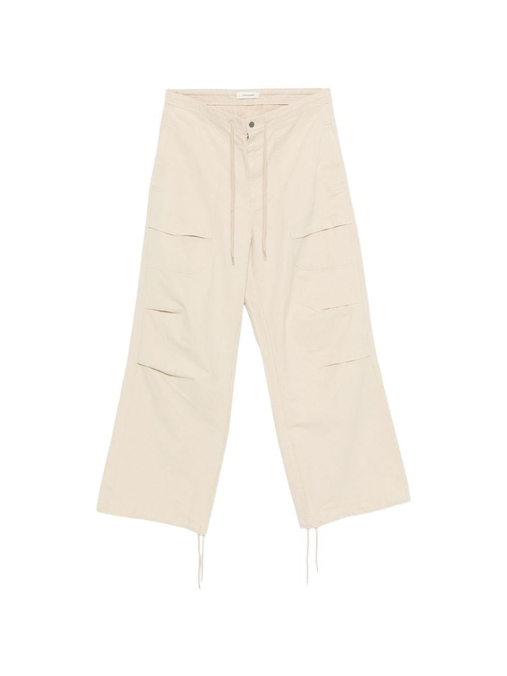 Pantaloni cargo con coulisse in beige Entire studios - unisex 