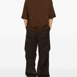 T-shirt a manica corta in marrone  Entire studios - unisex 