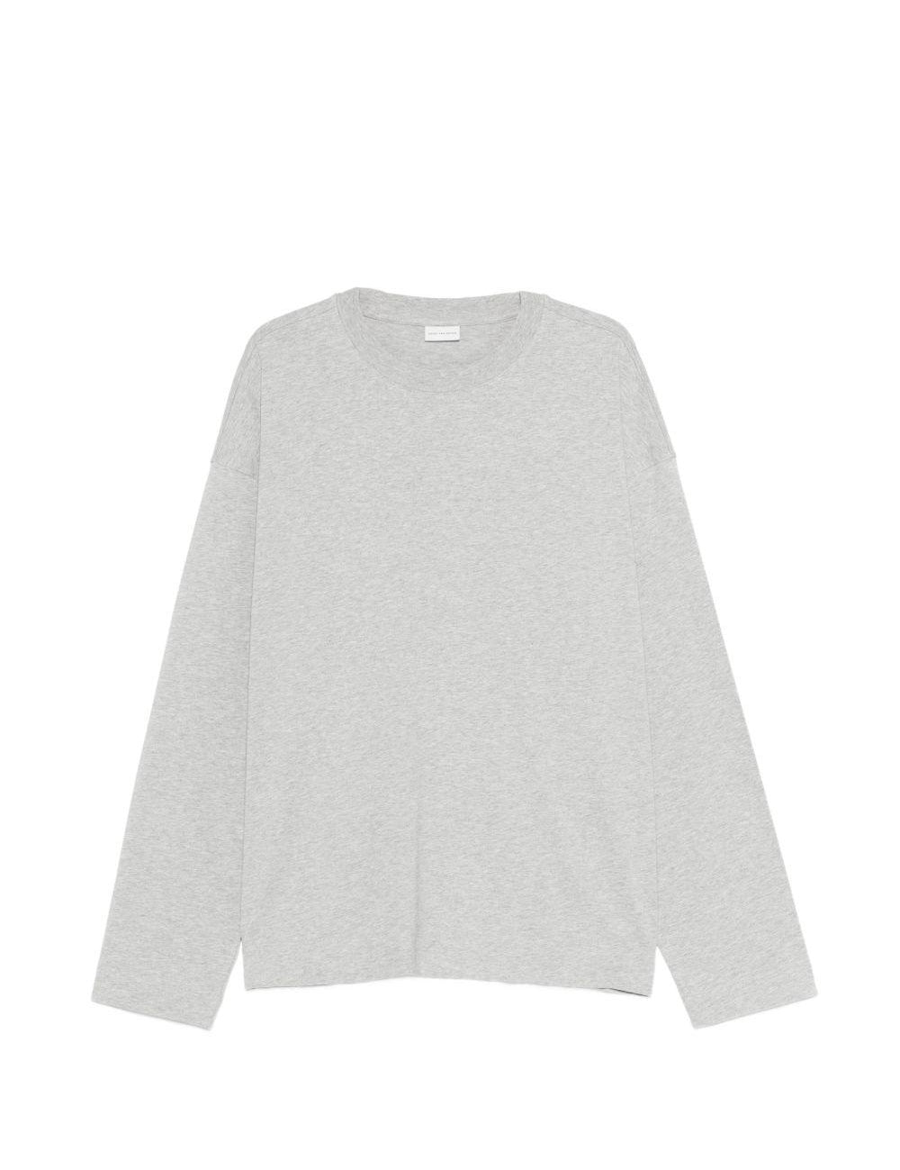 T-shirt a maniche lunghe hegland in grigio 