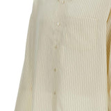 Camicia oversize a righe in giallo 