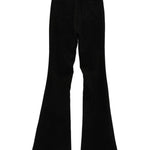 Jeans a zampa in nero Rick owens - donna 