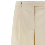 pantaloni deva in avorio the latest - donna 