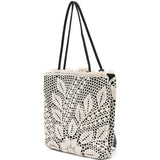 Borsa a mano julia all'uncinetto in nero e crema Magda butrym - donna 