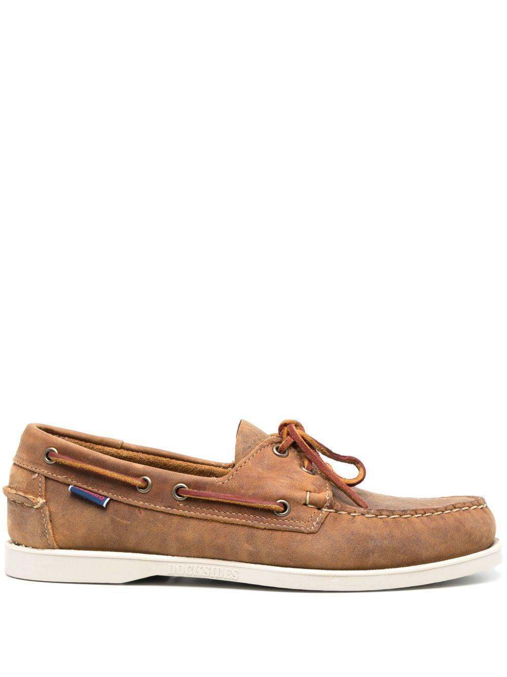MOcassini con lacci in marrone Sebago - uomo 