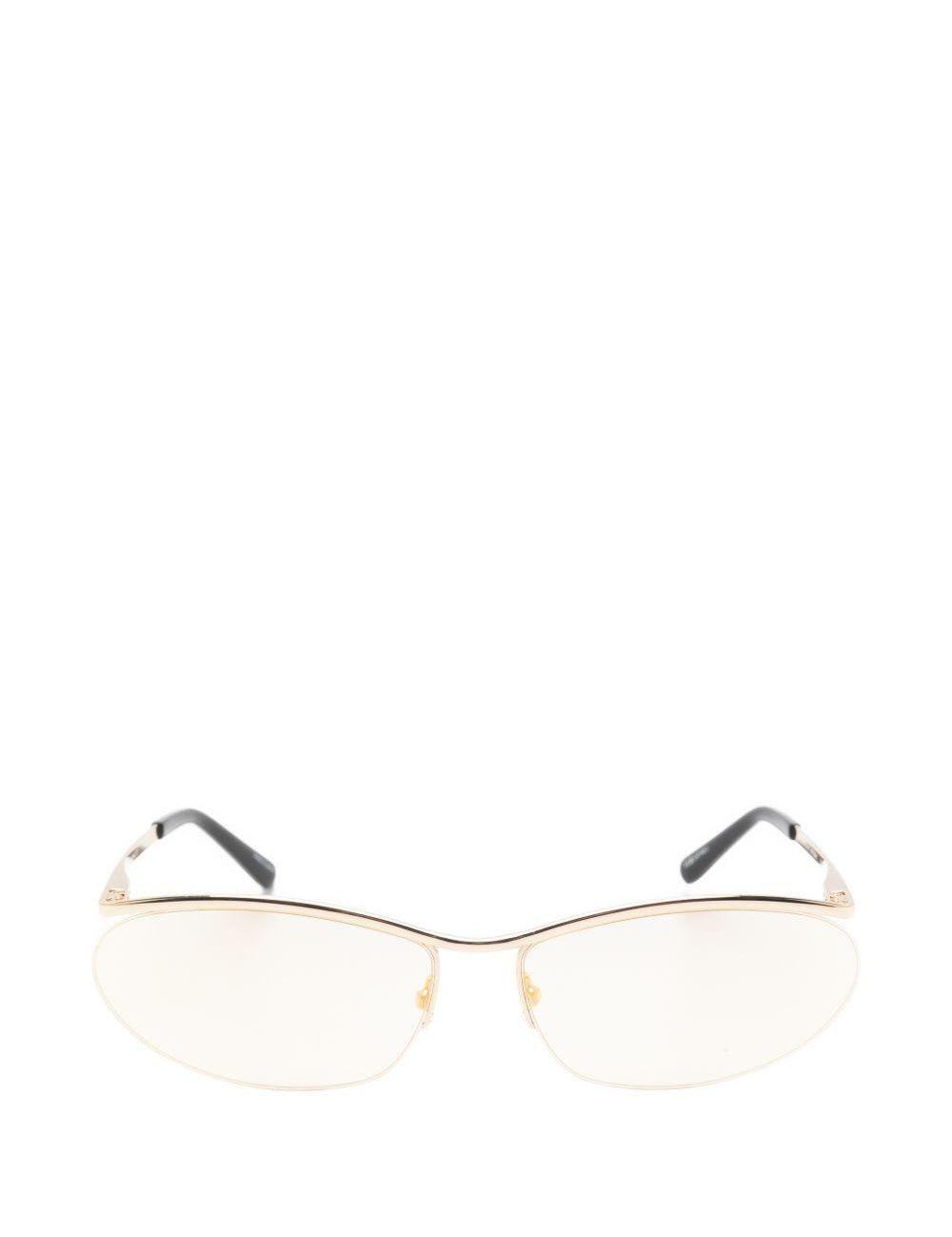 Occhiali da sole Charlotte di Linda Farrow in oro The attico x linda farrow - donna 