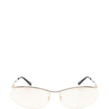 Occhiali da sole Charlotte di Linda Farrow in oro The attico x linda farrow - donna 