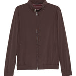 Giacca bomber con zip in marrone Brunello cucinelli - uomo 