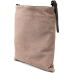 Borsa a tracolla in suede in beige Dries van noten - donna 