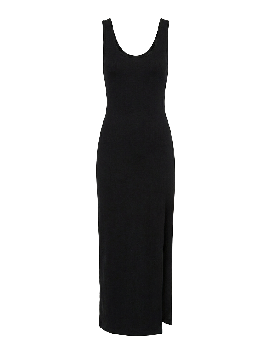 Abito midi in cotone opaque in nero Wardrobe NYC - donna 