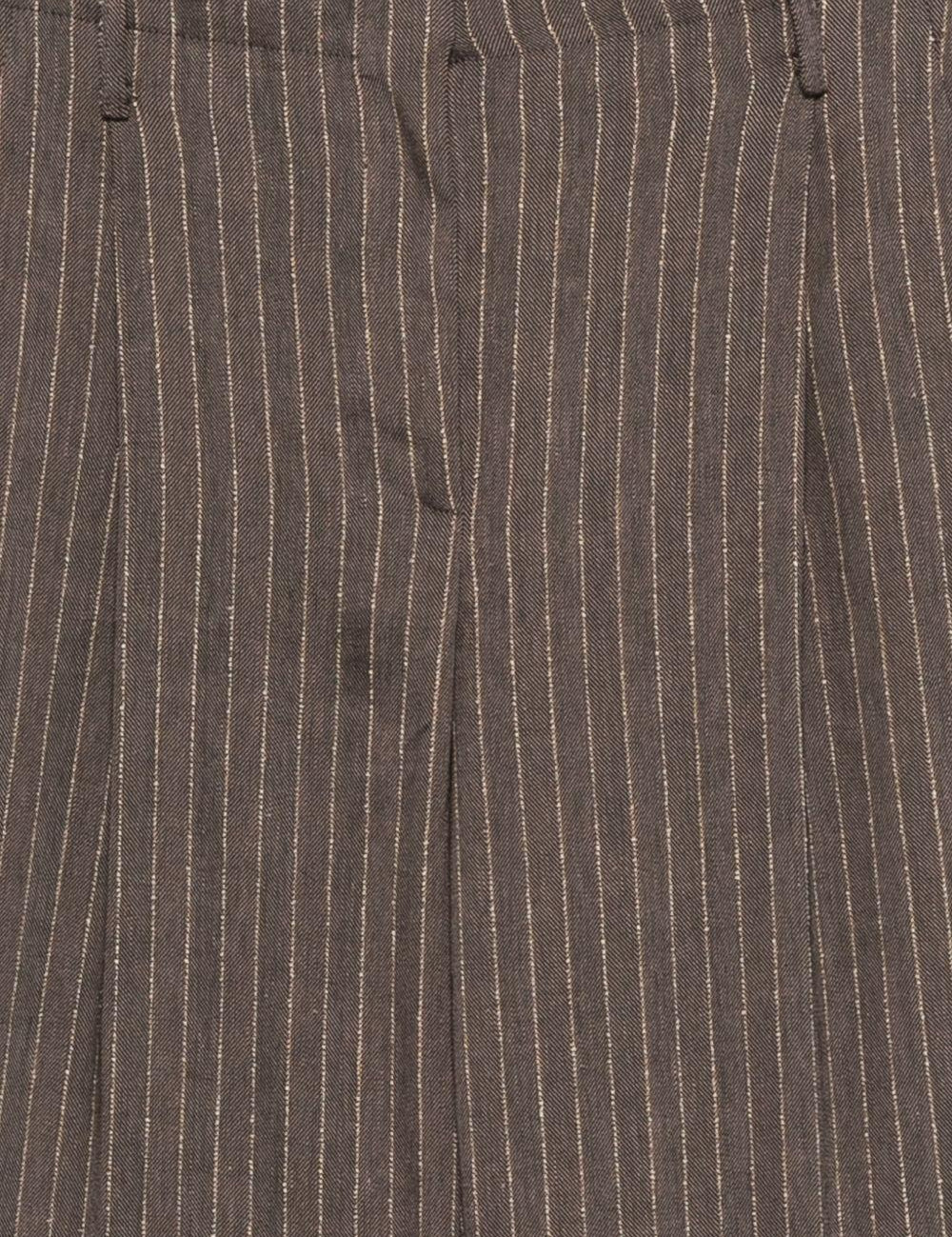Pantaloni a righe in marrone Antonelli - donna 