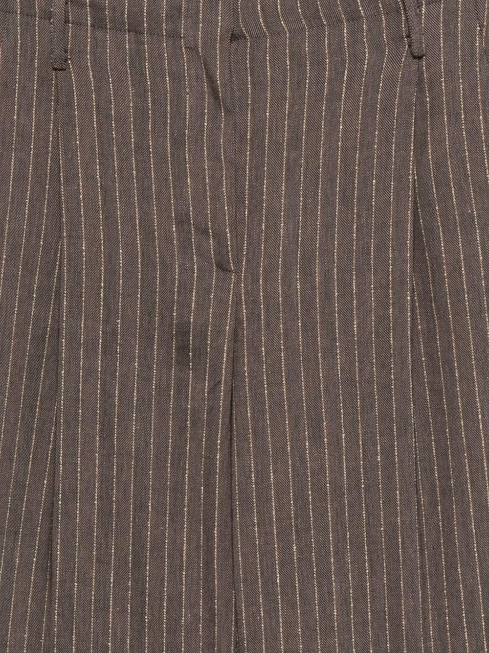Pantaloni a righe in marrone Antonelli - donna 