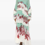 Abito a fiori con ruches multicolor La Double J - donna 