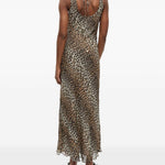 Abito con stampa animalier Ganni - donna 