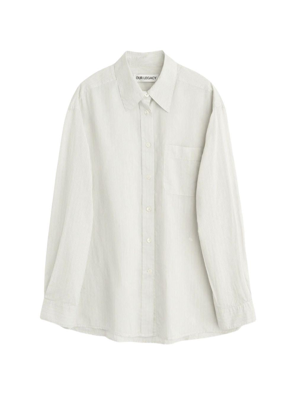 Camicia Above a righe in grigio Our Legacy  - uomo 