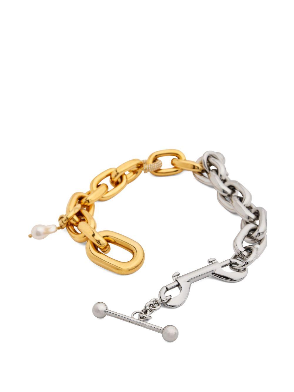 Collana bicolore in argento Rabanne - donna 