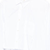 Camicia con orlo asimmetrico in bianco Comme Des Garçons - donna 