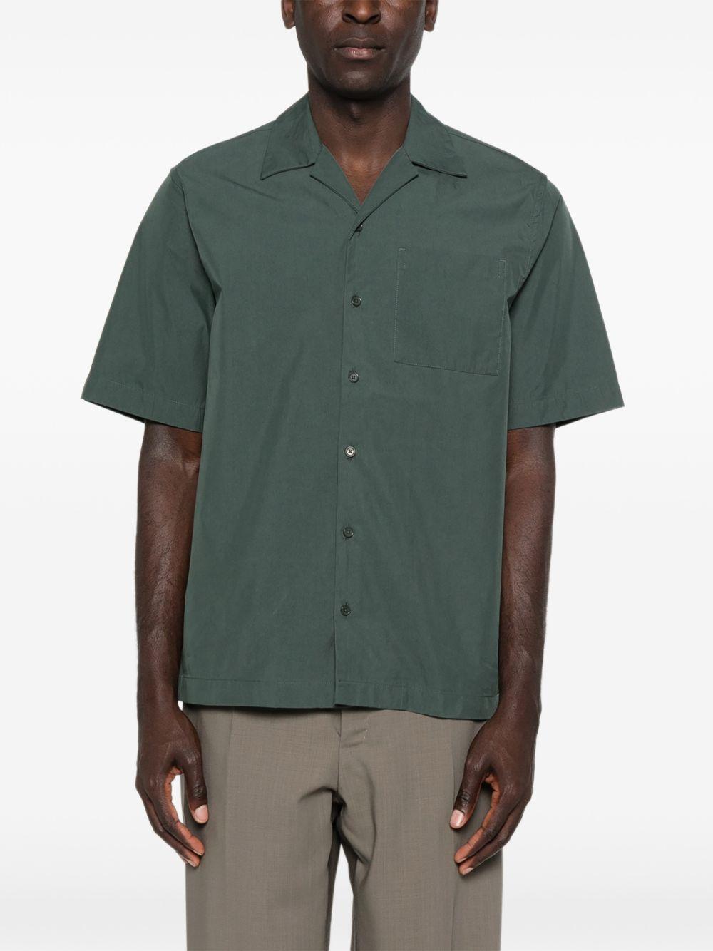 Camicia a maniche corte in verde Oamc peacemaker - uomo 