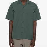 Camicia a maniche corte in verde Oamc peacemaker - uomo 