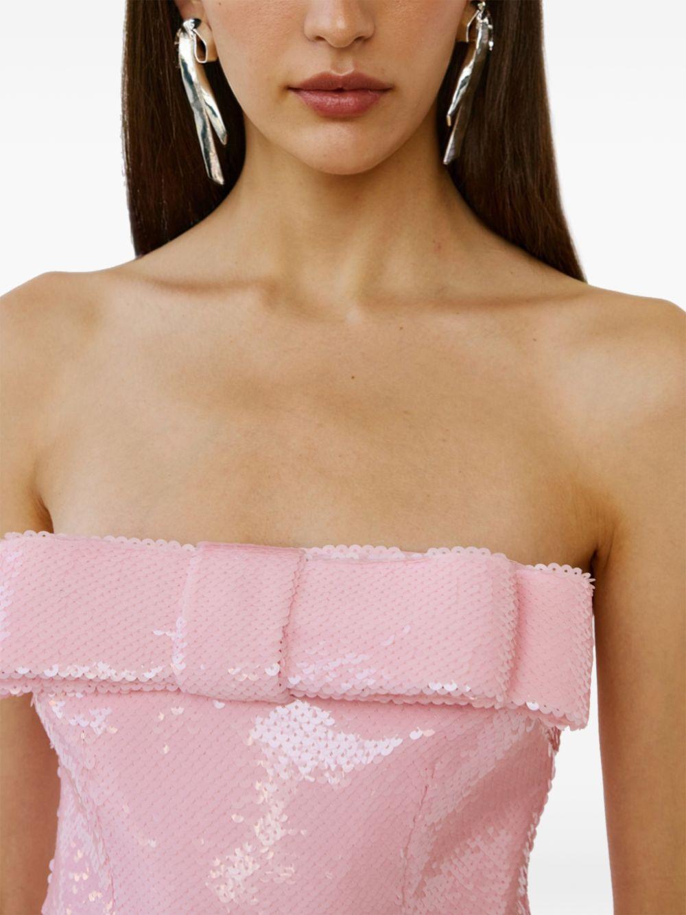 ABITO LUNGO SISU CON PAILLETTES IN ROSA THE NEW ARRIVALS ILKYAZ OZEL - DONNA 