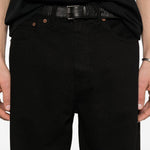 Jeans a bottoni in nero Our legacy - uomo 