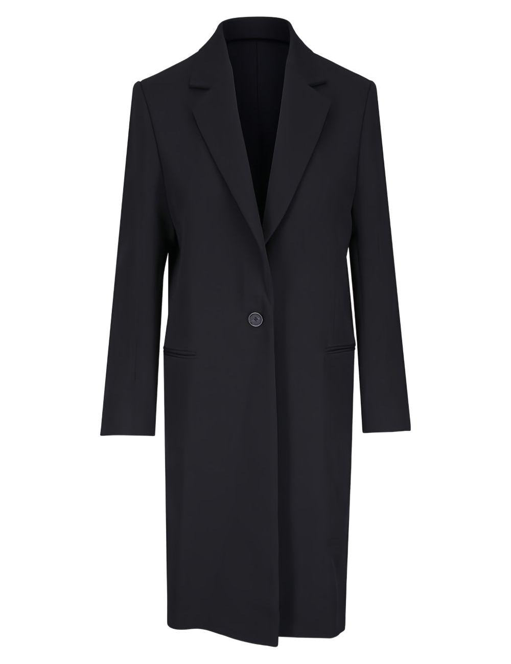 Cappotto sartoriale monopetto in nero Toteme - donna 
