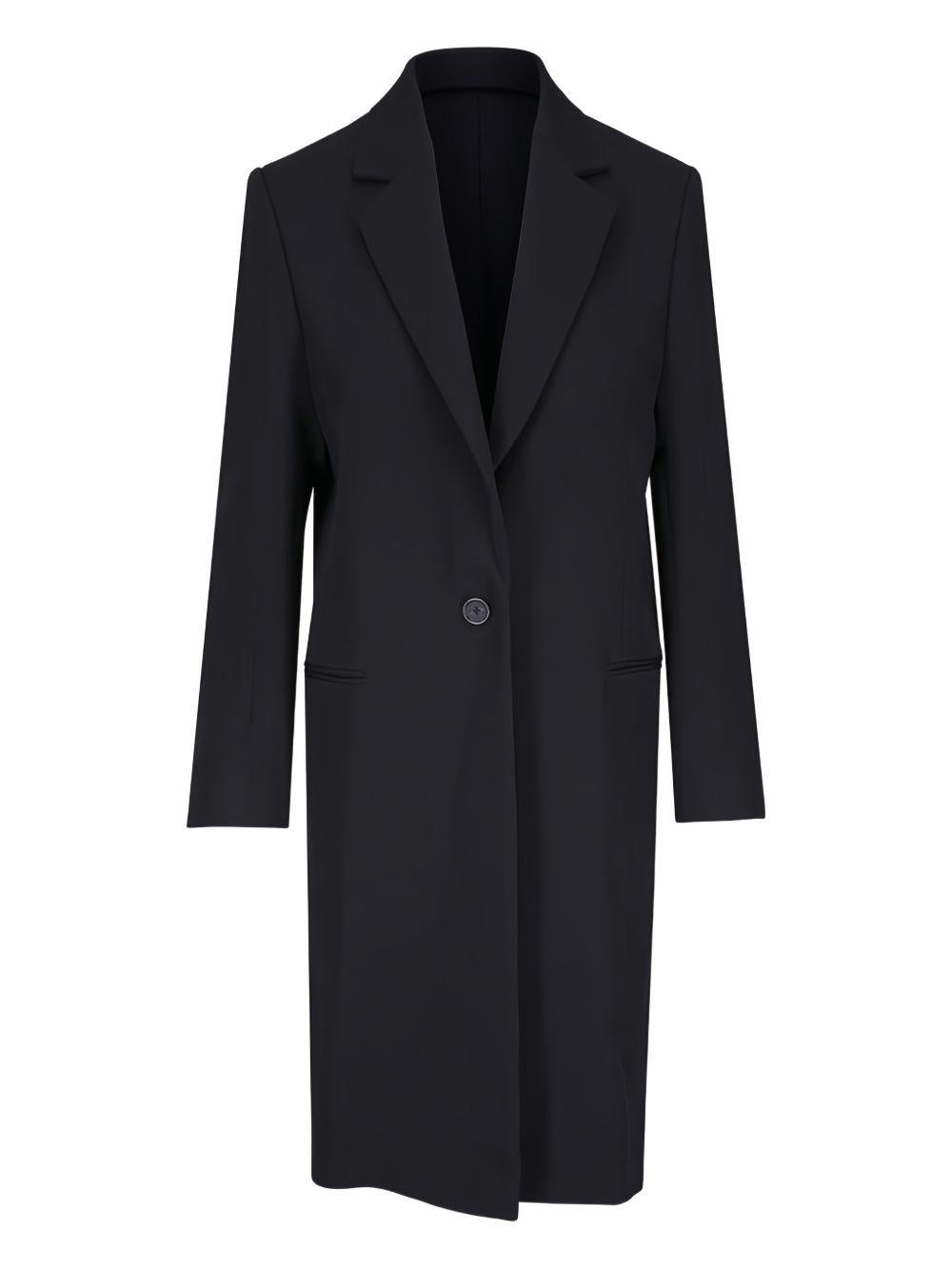 Cappotto sartoriale monopetto in nero Toteme - donna 