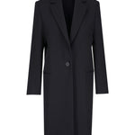 Cappotto sartoriale monopetto in nero Toteme - donna 