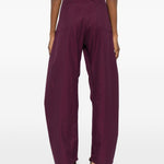 Pantaloni con cintura in bordeaux Magda butrym - donna 