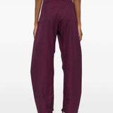 Pantaloni con cintura in bordeaux Magda butrym - donna 