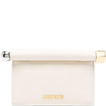 Borsa le petit rond carre  in bianco Jacquemus - donna 
