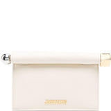 Borsa le petit rond carre  in bianco Jacquemus - donna 