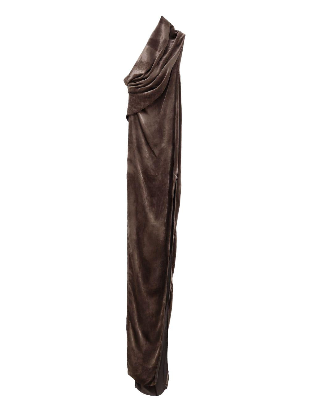 Abito da sera athena in marrone Rick Owens - donna 