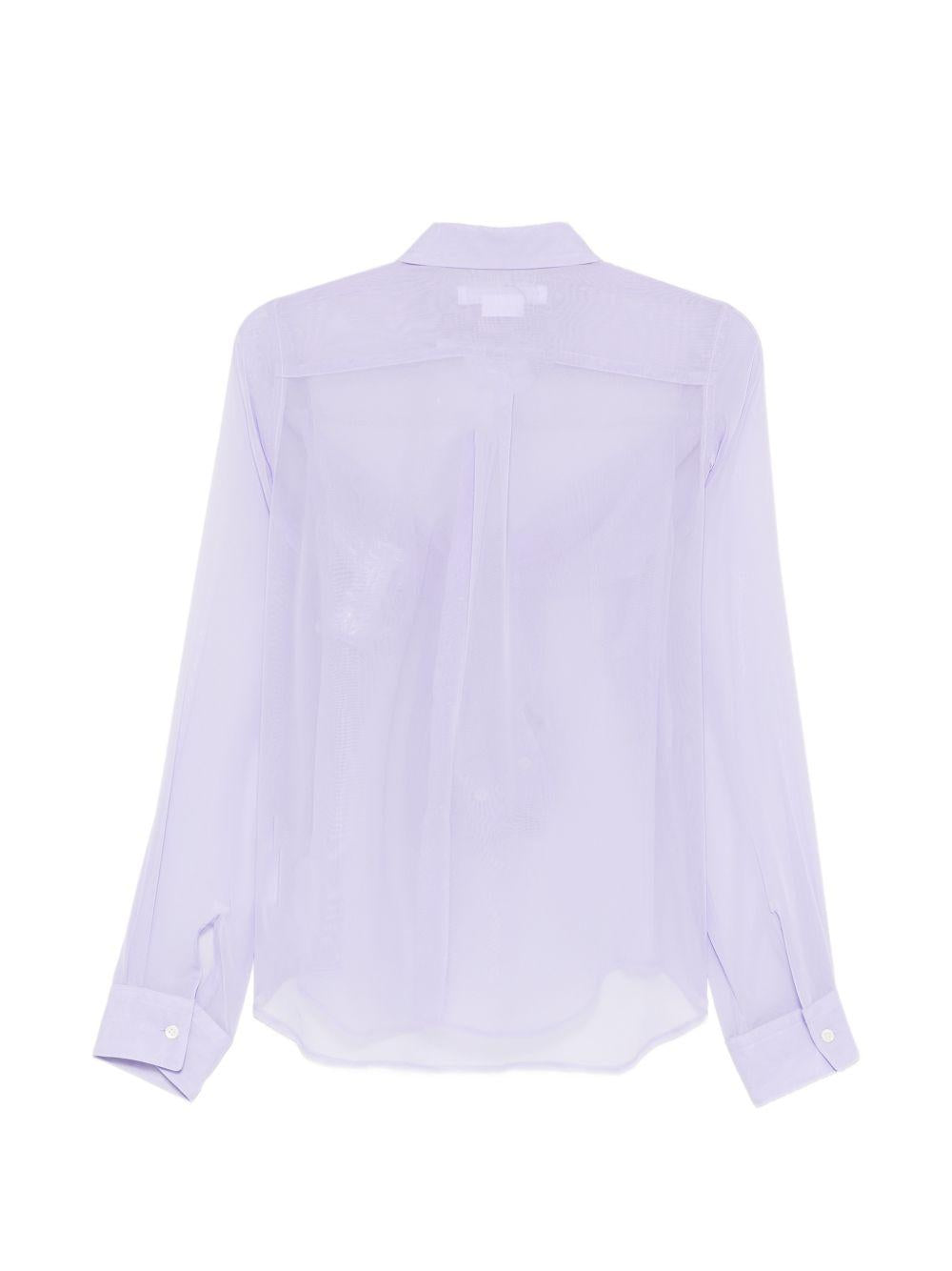 Camicia con doppie maniche in viola Comme Des Garçons - donna 