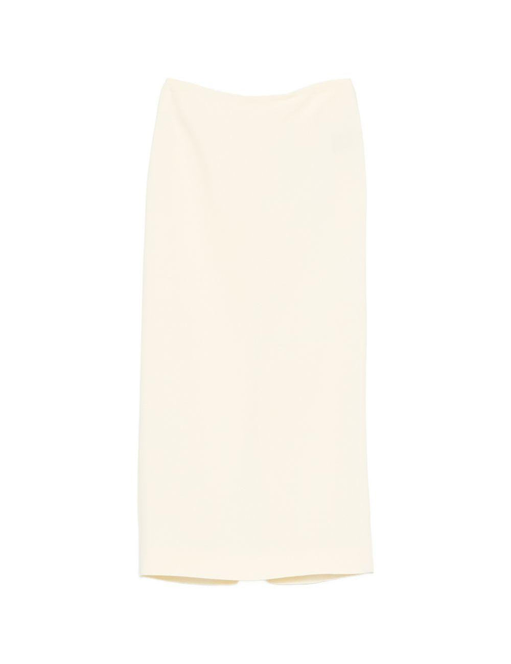Gonna midi a vita alta in beige Wardrobe.Nyc - donna 
