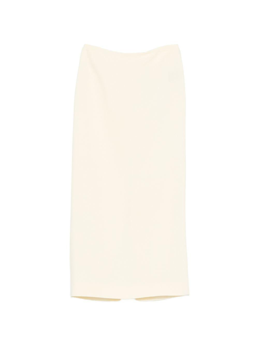 Gonna midi a vita alta in beige Wardrobe.Nyc - donna 