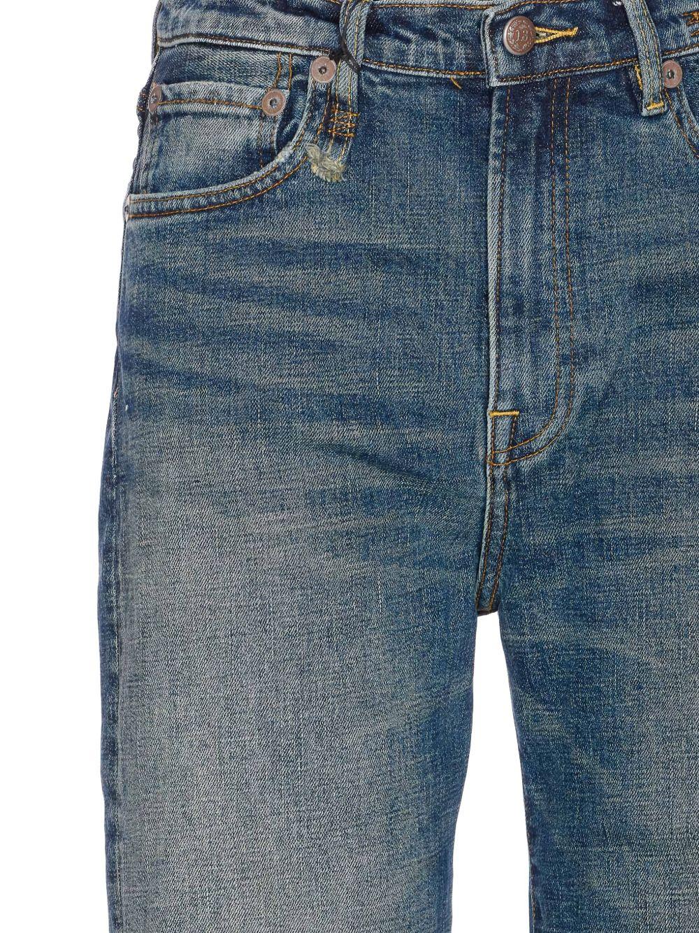 Jean a vita alta charlotte in blu R13 - donna 