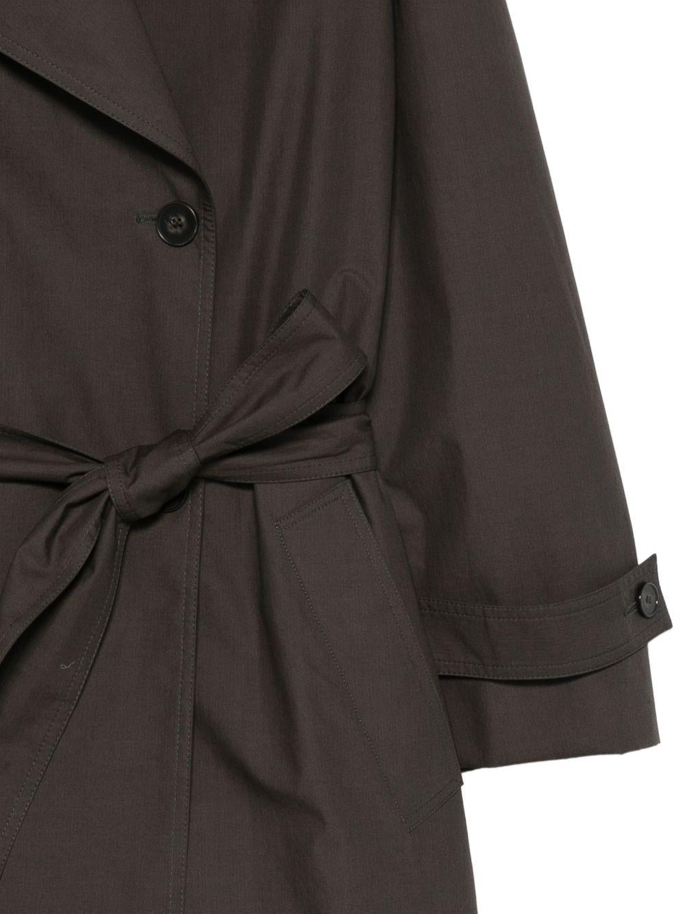 Trench con cintura in grigio Soeur - donna 