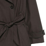 Trench con cintura in grigio Soeur - donna 