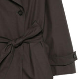 Trench con cintura in grigio Soeur - donna 